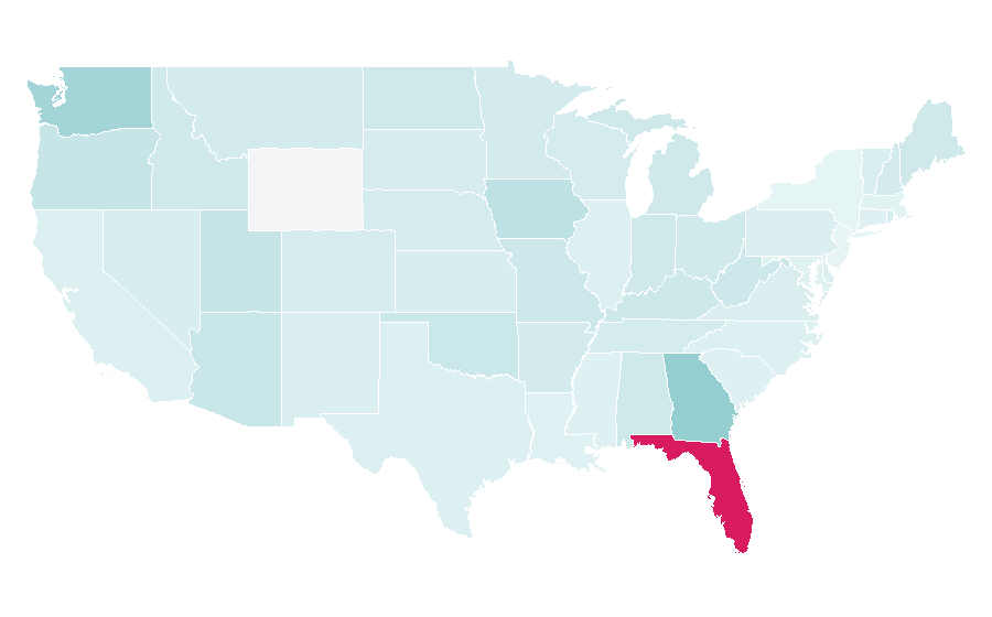 Affinity by region — The Pokémon Company, United States