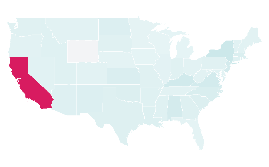 Affinity by region — The Prince, United States