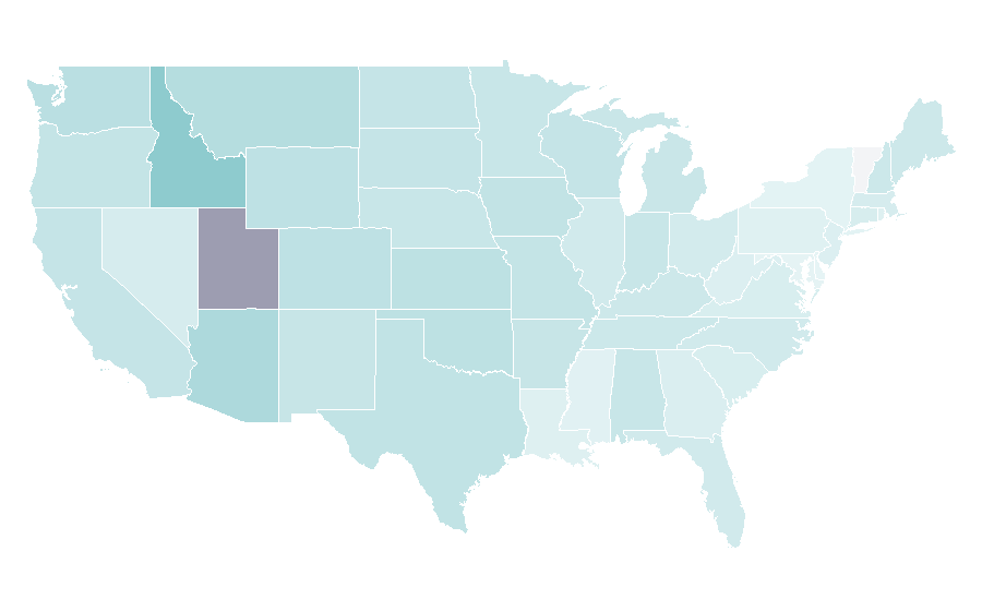 Affinity by region — The Proposal (film), United States