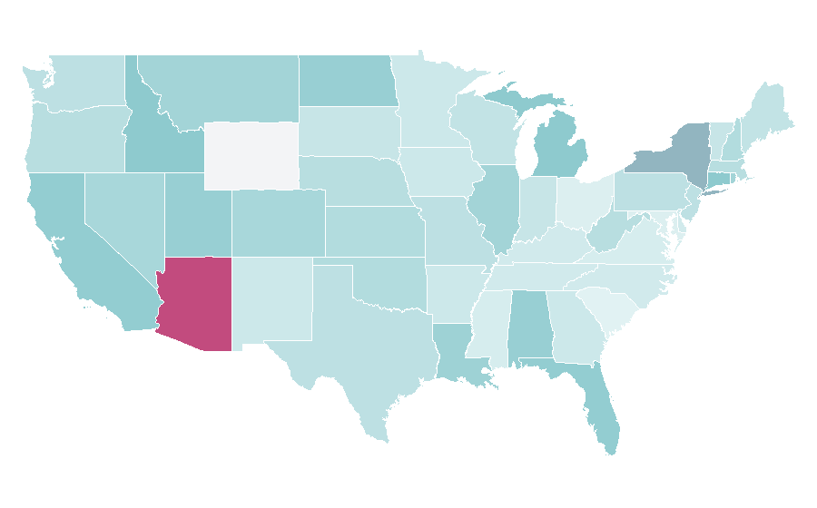Affinity by region — The Real World, United States