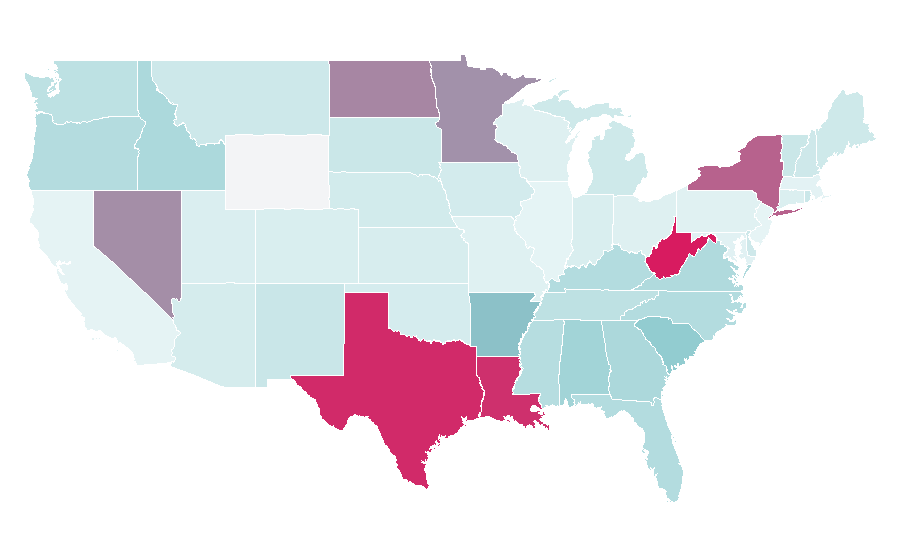 Affinity by region — The Retreat, United States