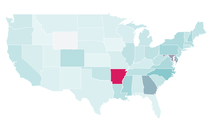 Affinity by region — The Roots, United States