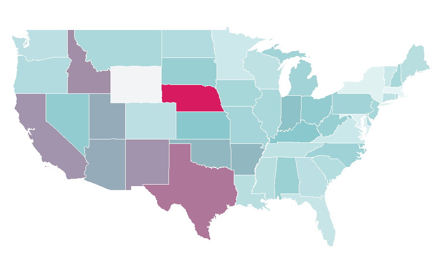 Affinity by region — The Secret Life Of Pets, United States
