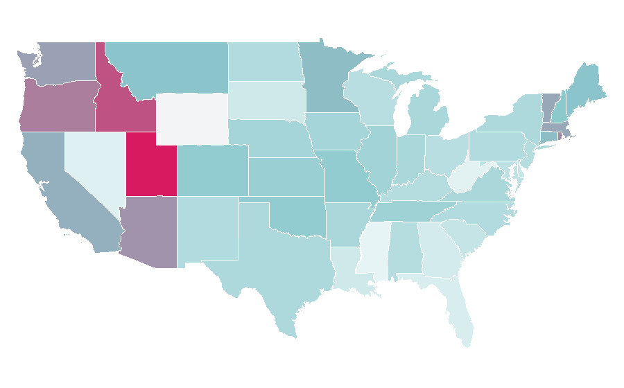 Affinity by region — The Sisterhood of the Traveling Pants (film), United States