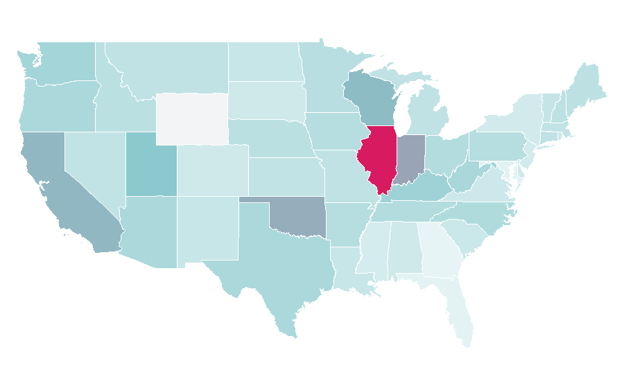 Affinity by region — The Smashing Pumpkins, United States