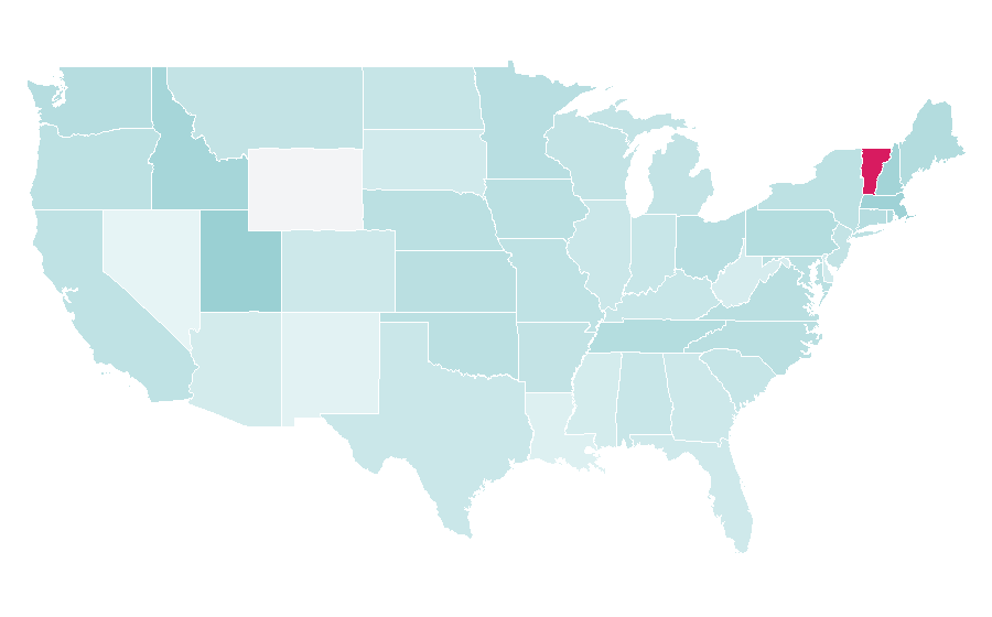 Affinity by region — The Sound of Music, United States