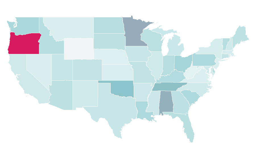 Affinity by region — The Standard (Hong Kong), United States