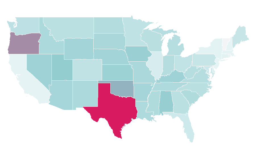 Affinity by region — The Star (South Africa), United States