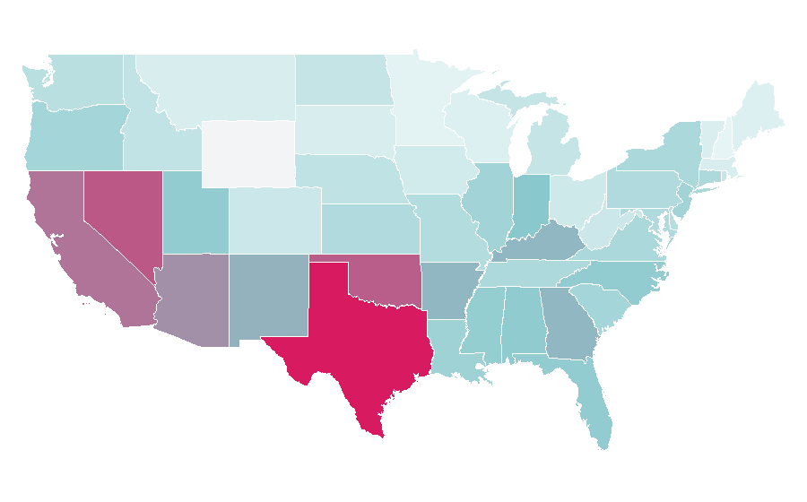 Affinity by region — The Superior Spider-Man, United States