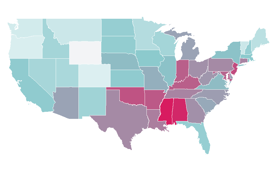 Affinity by region — The Thundermans, United States