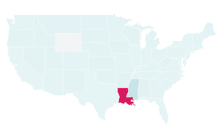 Affinity by region — The Times-Picayune, United States