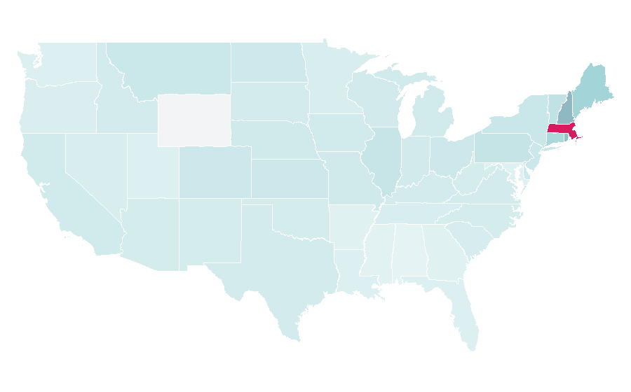 Affinity by region — The Town (2010 film), United States