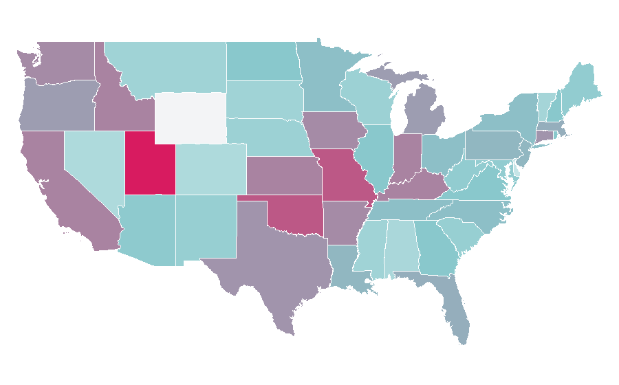 Affinity by region — The Truman Show, United States