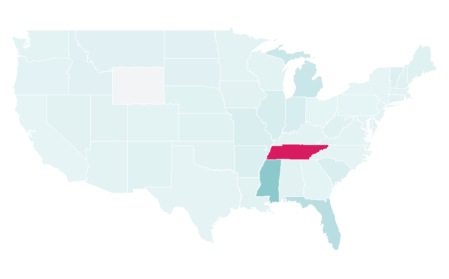 Affinity by region — The Vintage Marketplace, United States
