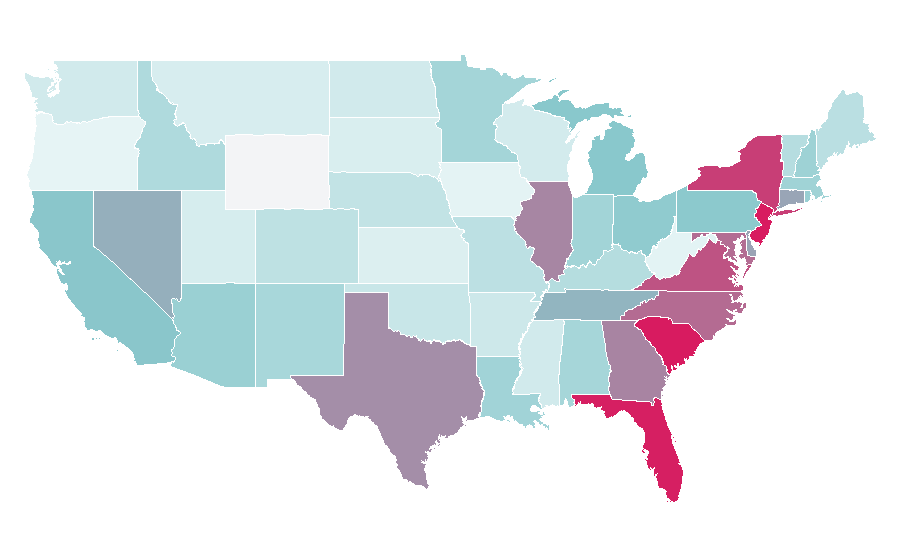 Affinity by region — The Vitamin Shoppe, United States