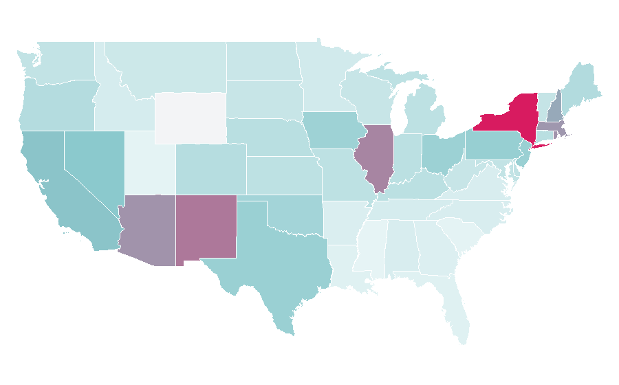 Affinity by region — The Warriors, United States