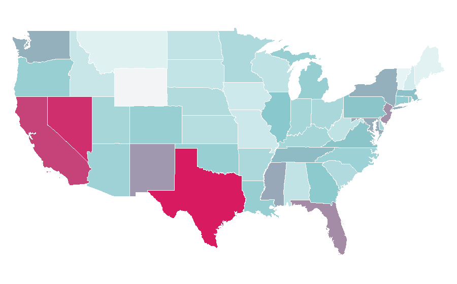 Affinity by region — The Weeknd, United States