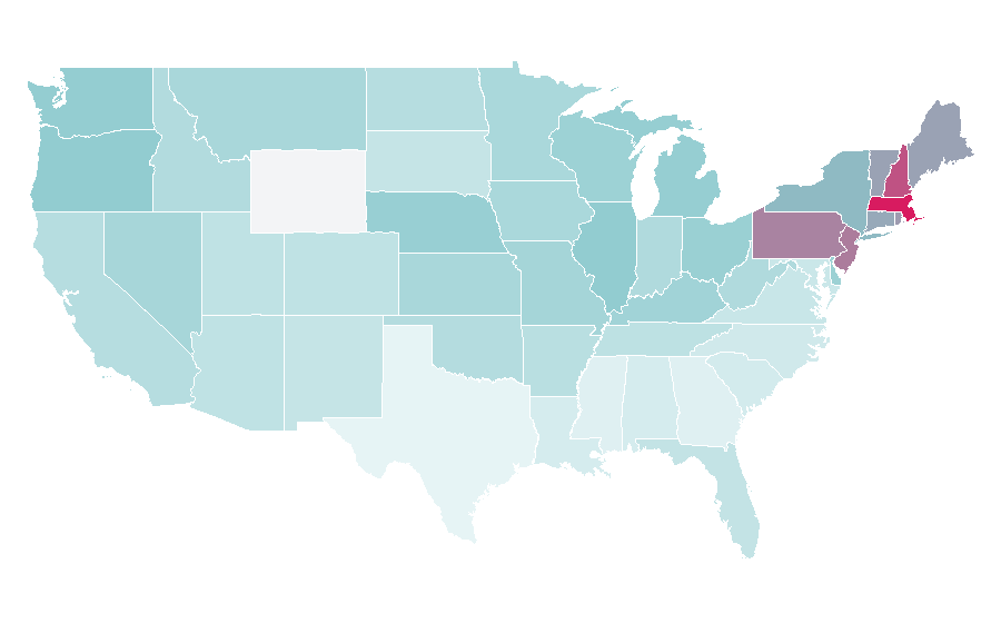 Affinity by region — The Who, United States