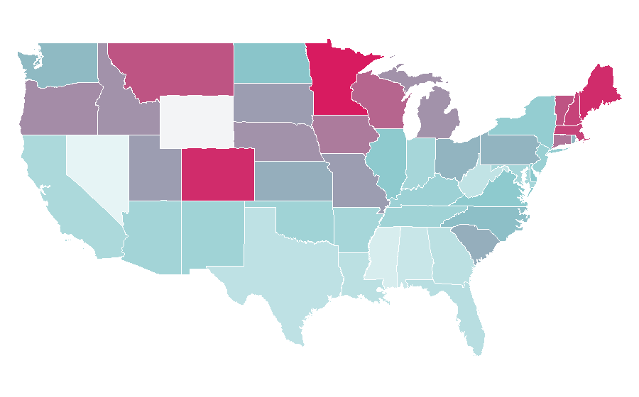 Affinity by region — The Women (2008 film), United States