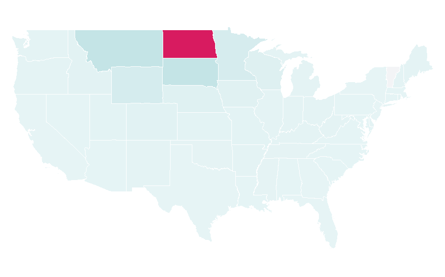 Affinity by region — Theodore Roosevelt National Park, United States
