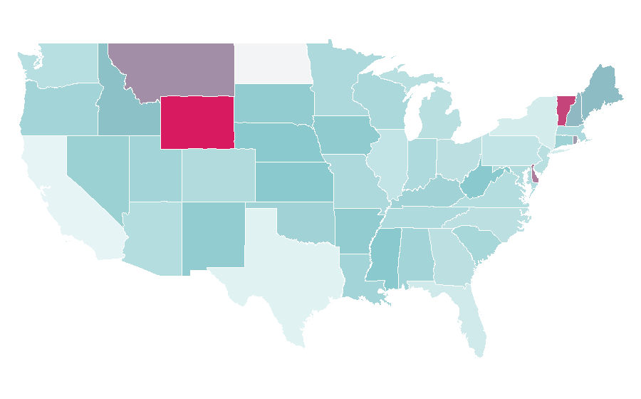 Affinity by region — Thermal comfort, United States