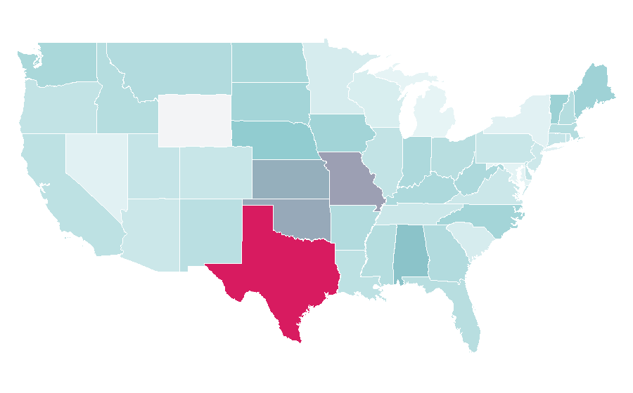 Affinity by region — Thermal insulation, United States