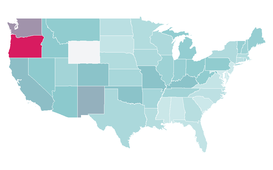 Affinity by region — They Live, United States