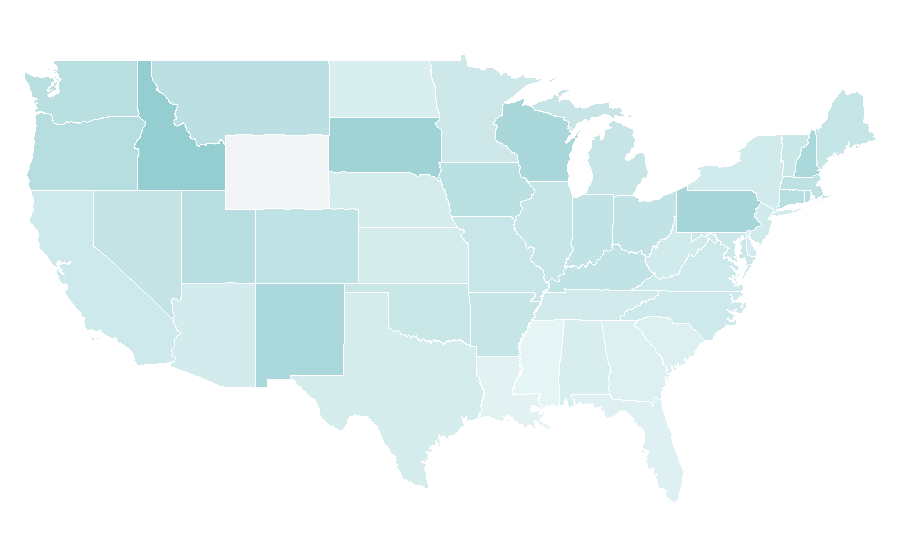 Affinity by region — Third Eye Blind, United States