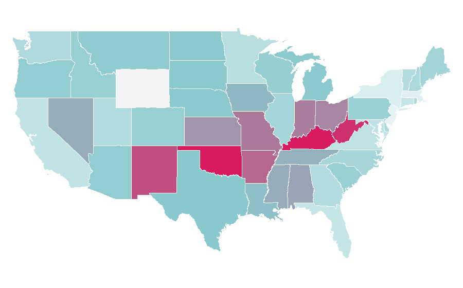 Affinity by region — Thirteen Ghosts, United States