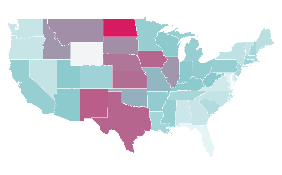 Affinity by region — This Is Where I Leave You, United States