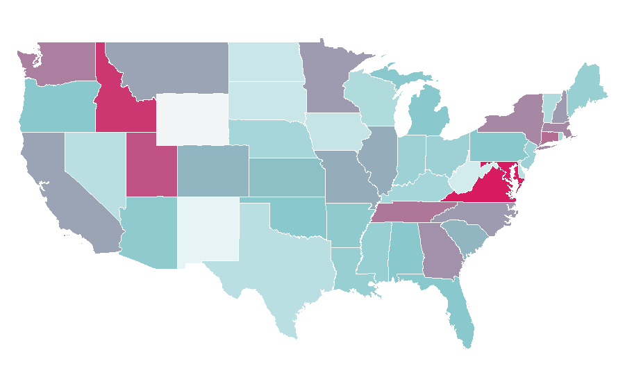 Affinity by region — Thomas Sowell, United States