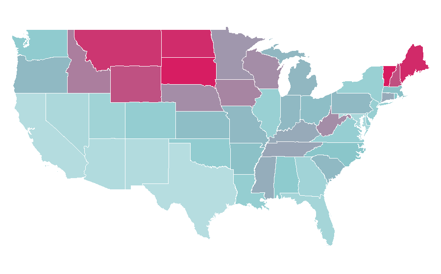 Affinity by region — Thrive Market, United States
