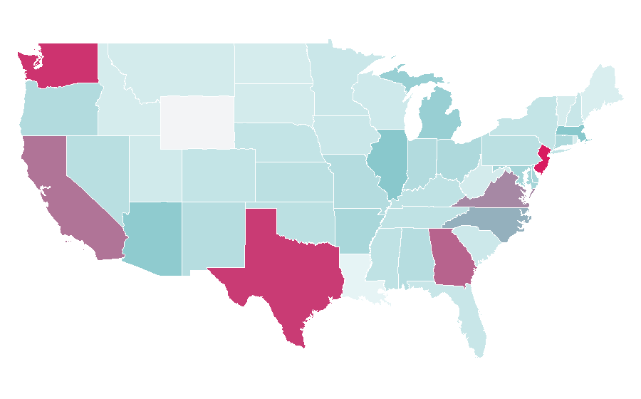 Affinity by region — Thug Life, United States
