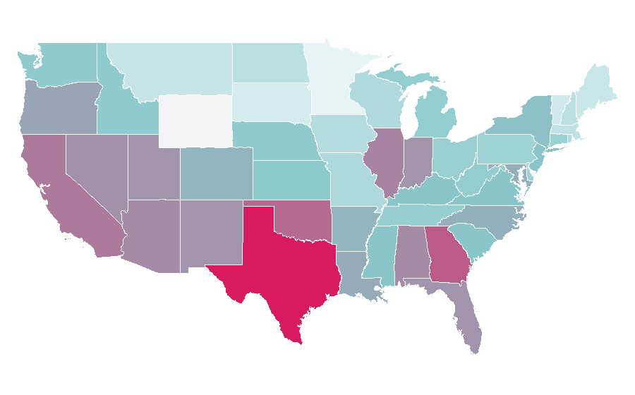 Affinity by region — ThunderCats, United States