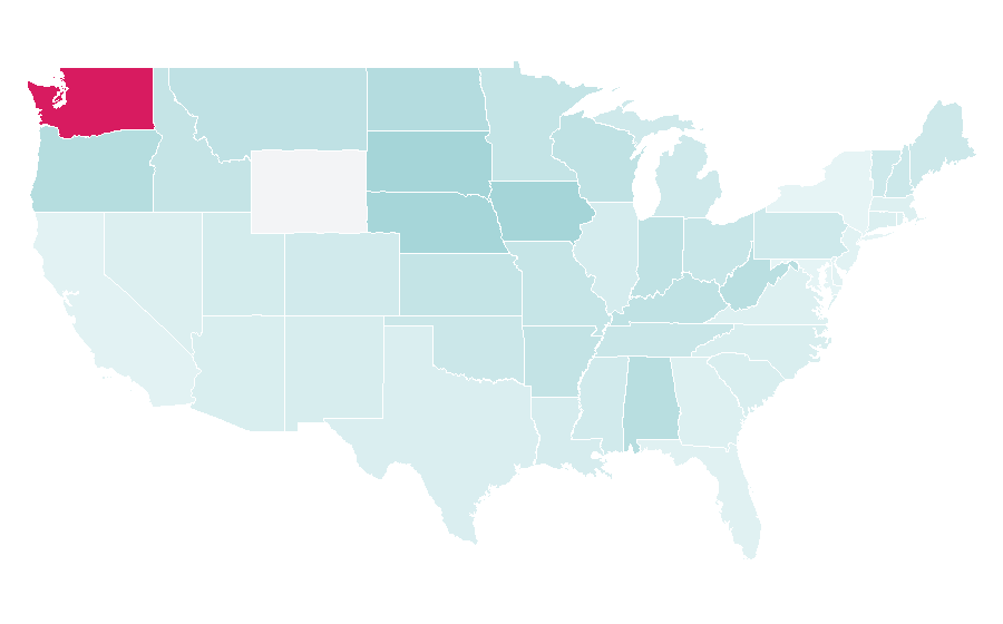 Affinity by region — Thunderdome (music festival), United States