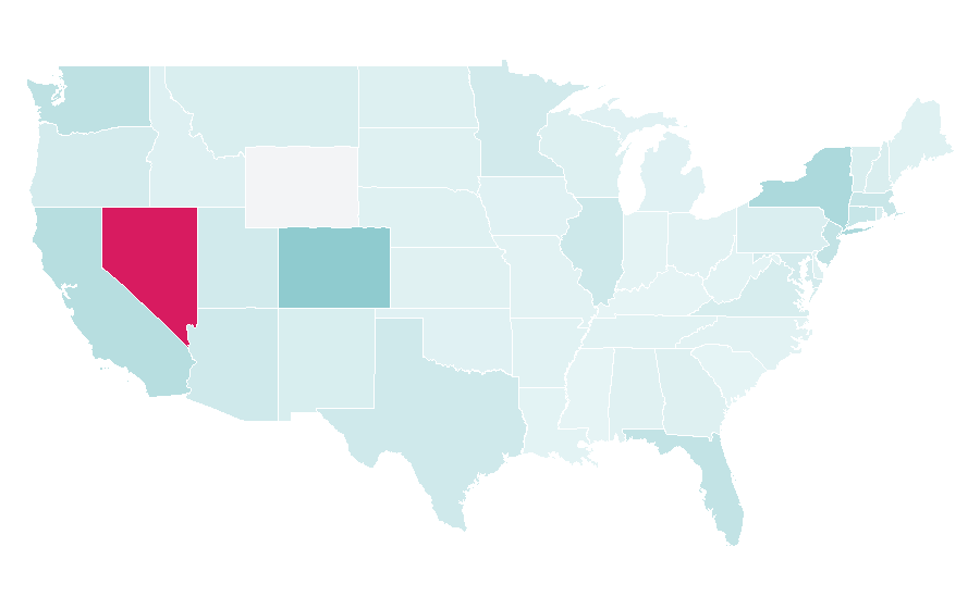 Affinity by region — Tiësto, United States