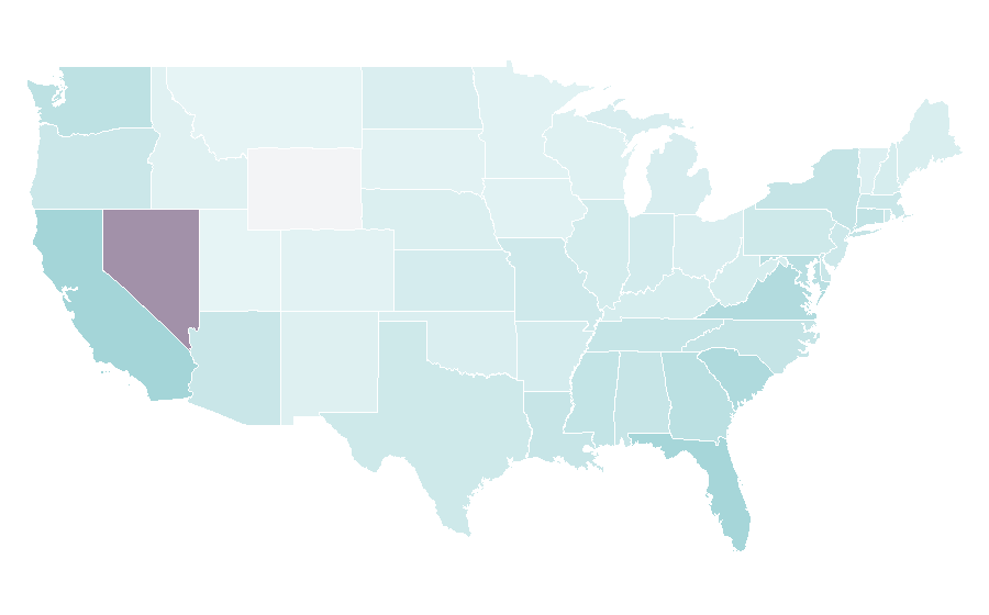 Affinity by region — Timeshare, United States