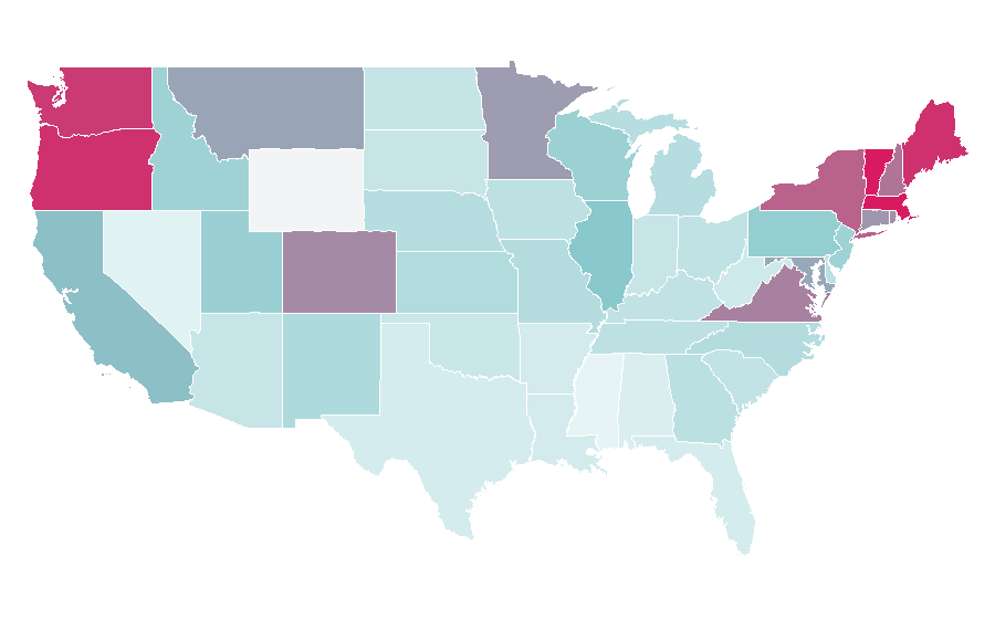 Affinity by region — Tinker Tailor Soldier Spy (film), United States