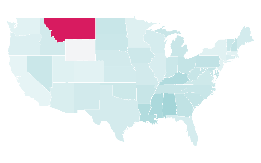 Affinity by region — Tipsy Bartender, United States