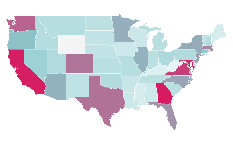 Affinity by region — Toastmaster, United States