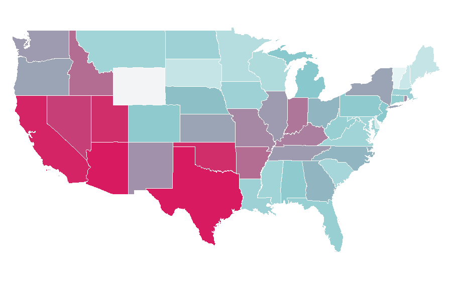 Affinity by region — Tobey Maguire, United States