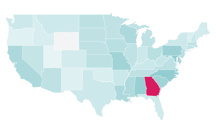 Affinity by region — Todd Gurley, United States