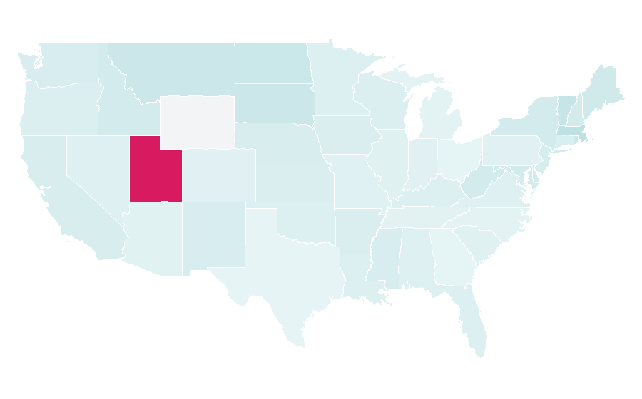 Affinity by region — Toilet training, United States