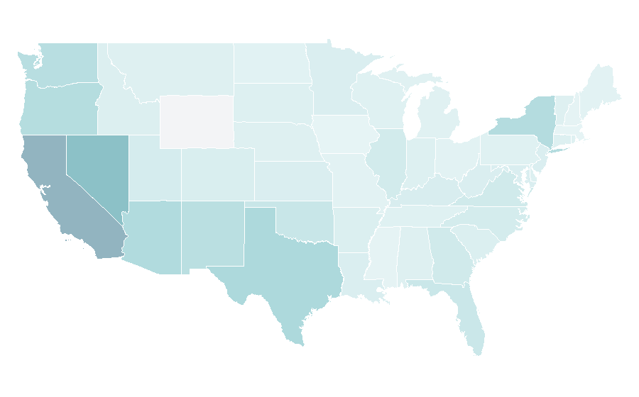 Affinity by region — Tokidoki, United States