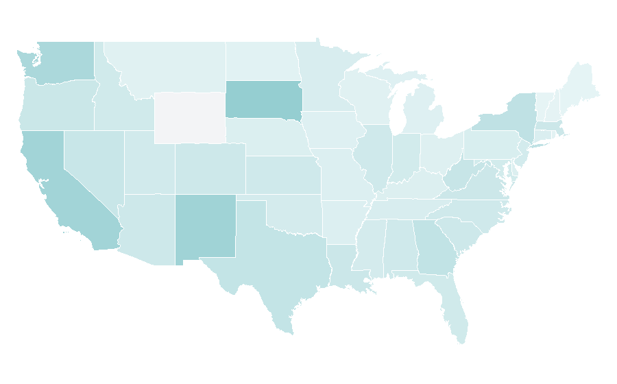 Afinidad por región — Tokyo, Estados Unidos