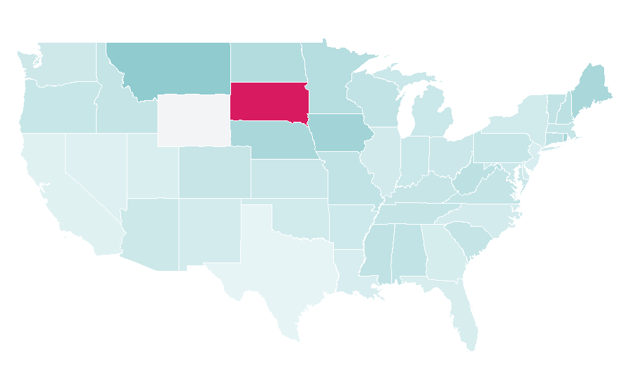 Affinity by region — Tom Brokaw, United States