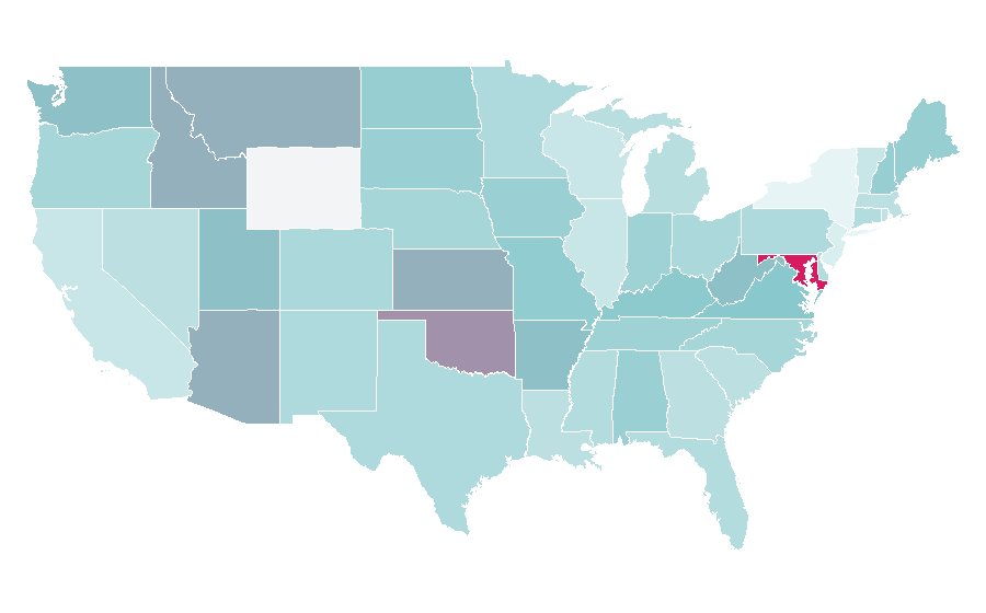 Affinity by region — Tom Clancy, United States