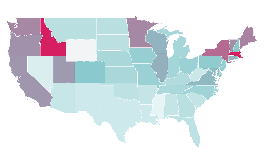 Affinity by region — Tom Daley, United States