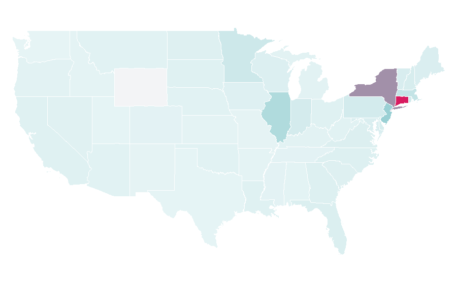 Affinity by region — Tom Thibodeau, United States