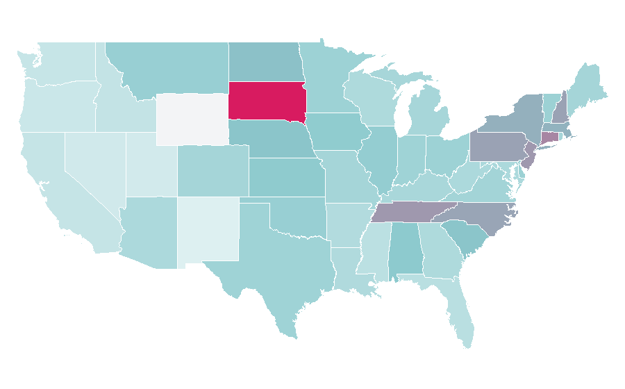 Affinity by region — Tommy John, United States